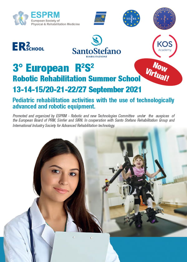 visual of 3° European R2S2 Robotic Rehabilitation Summer School